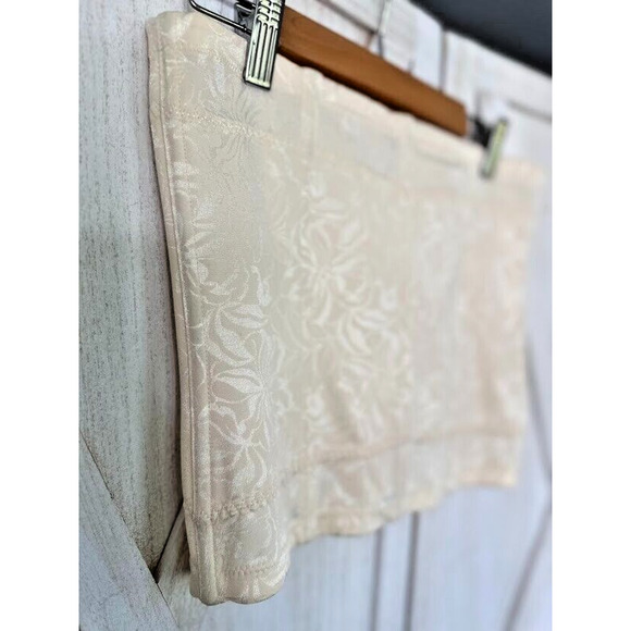 Maidenform Cream Ivory Corset Size L Large Waist Cincher Nipper Shaper Boning - Picture 2 of 7